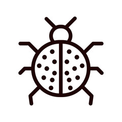 Bug vector icon