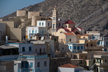 Church in Olympos on Karpathos in Greece
