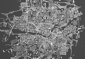 city buildings, illustration 3d