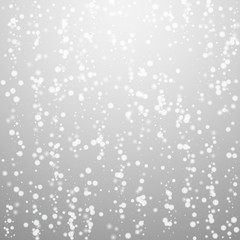 Beautiful falling snow Christmas background. Subtl