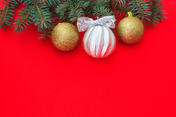 Christmas and New Year background.