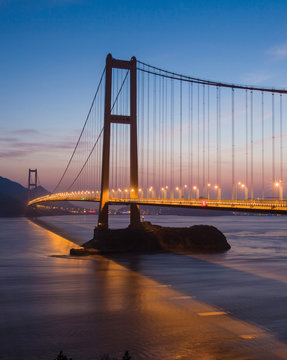 Zhejiang boat Hou door cross-sea bridge in Shanxi Province