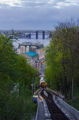 Summer view on funicular
