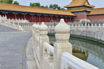 The ancient Chinese buildings