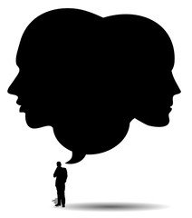 conversation betweeen 2 persons