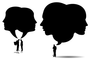 conversation betweeen 2 persons