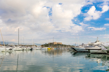 Street early in the morning in the old town