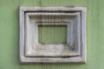 Poor element of architecture in the old house