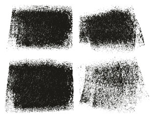 Fototapeta premium Paint Roller Rough Grunge Backgrounds High Detail Abstract Vector Lines & Background Set 151