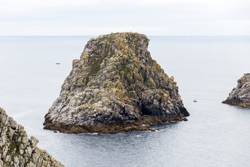 Pointe de Pen-Hir, France, a promontory of the Crozon peninsula in Brittany, to the south-west of Camaret-sur-Mer