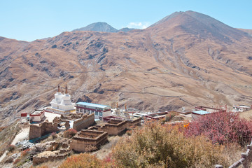 Cave Monastery in Tibet