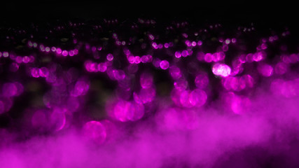 Purple bokeh background, dark