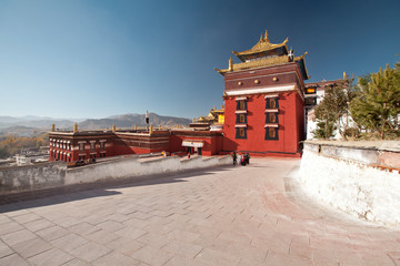 Monastery in Shigatse, Tibet