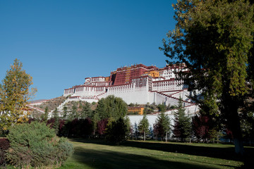 Fototapeta na wymiar Potala Palace in Tibet, China