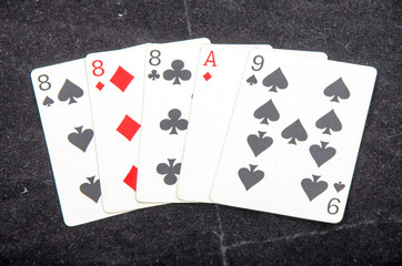 playing cards  poker hands