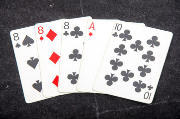 playing cards  poker hands