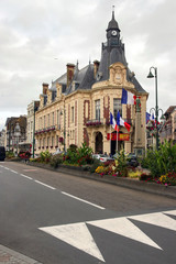 Fototapeta na wymiar hôtel de ville trouville-sur-mer