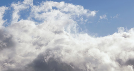 cloud on a pacific island, french polynesia