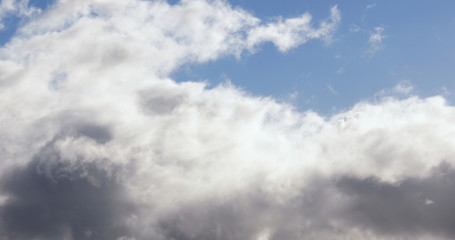 cloud on a pacific island, french polynesia