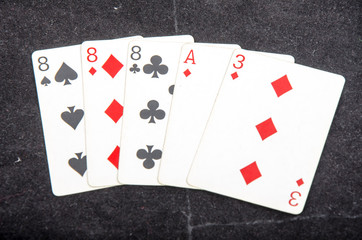 playing cards  poker hands