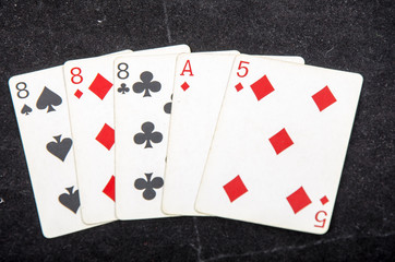 playing cards  poker hands
