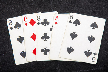 playing cards  poker hands