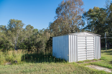Fototapeta na wymiar Australian tin shed