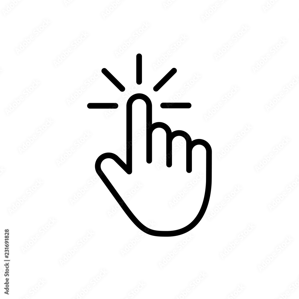 Poster computer mouse click cursor gray arrow icons set and loading icons. cursor icon. vector illustration