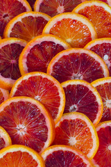 blood orange isolated on white