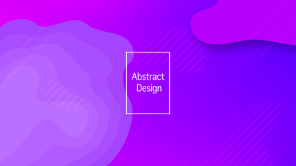 Color geometric gradient, futuristic background. The idea of modern wallpaper design, packaging. Bright color lines, abstract shapes, dots.  Background in minimalist style.