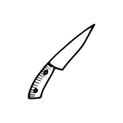 knife kitchen icon. isolated vector object