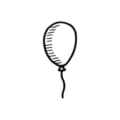 balloon icon. isolated vector object