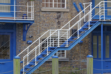 Fototapeta premium Staircase at Warehouse