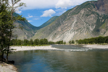 Altai. Chulyshman River. Russia. Siberia