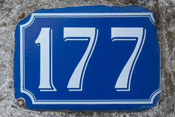House Number One Hundred Seventy Seven - 177
