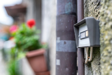Old style home bell in Italy