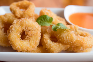 Deep-Fried Calamari Rings