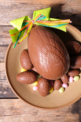 chocolate egg easter