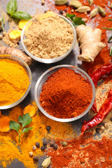 set of spices