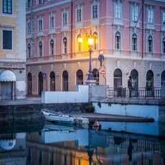 James Joyce sculpture at canal grande Trieste