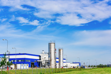 plant with tank and bunker