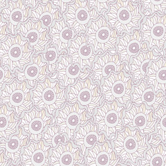 Vector seamless texture with abstract shapes. Endless background. Ethnic seamless pattern. Vector backdrop. doodle. pastel. Use for wallpaper,pattern fills, web page background