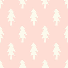 seamless christmas tree pattern