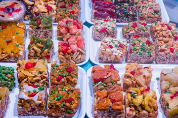 Traditional pastry stall in China