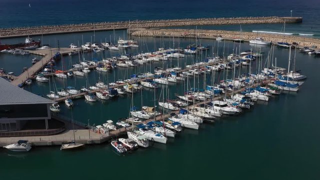 boats in harbor