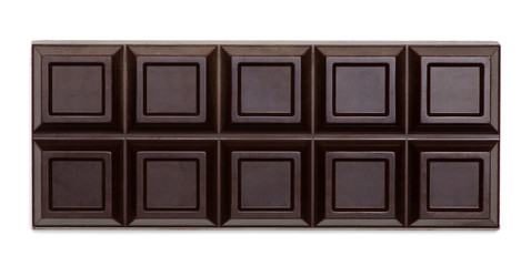 close up a chocolate bar