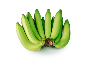 Raw Cavendish Banana on isolate