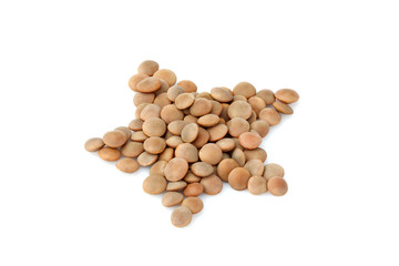 Pile lentil isolated.
