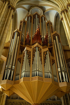 Orgel in der St. Lambertikirche, M&uuml;nster, Westfalen, Deutschland 