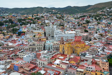 Vue Panoramique Guanajuato Mexique - Guanajuato Panoramic View Mexico